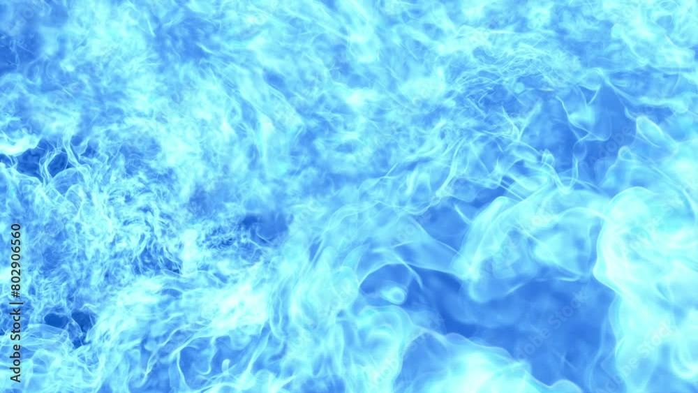 A large gas ignition with a burning blue flame A large gas ignition with a burning blue flame