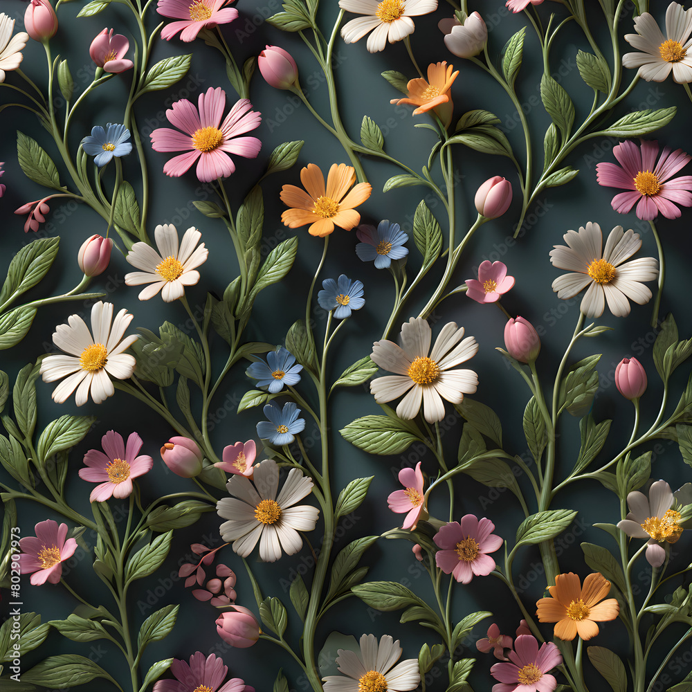 seamless floral background seamless floral background