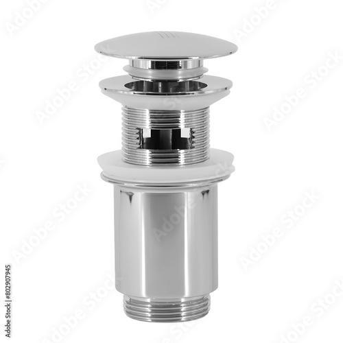 Принти на полотні Piletta con troppo pieno in ottone cromato click clack per lavabo diametro 1