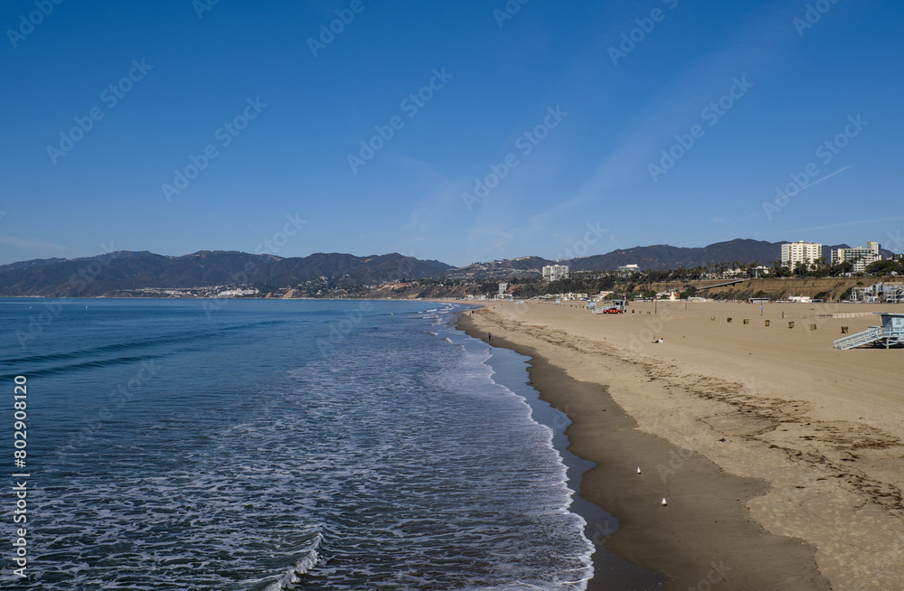 Fototapeta premium View on Santa Monica beach