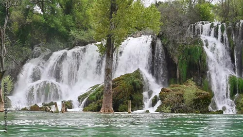 Kravica Waterfall, the amazing waterfall on Trebizat River in Bosnia and Herzegovina.