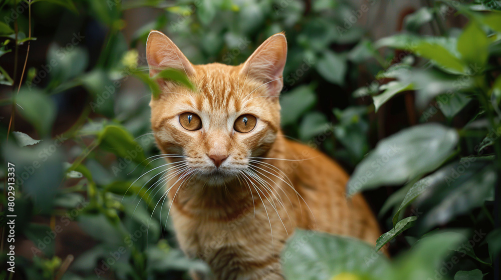 Fototapeta premium English Short Orange Cat