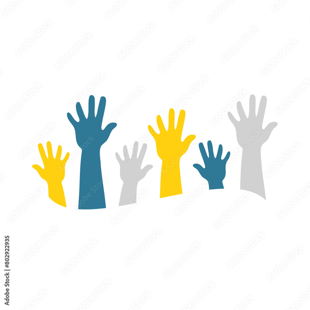 International Albinism Awareness Day Concept with Hands