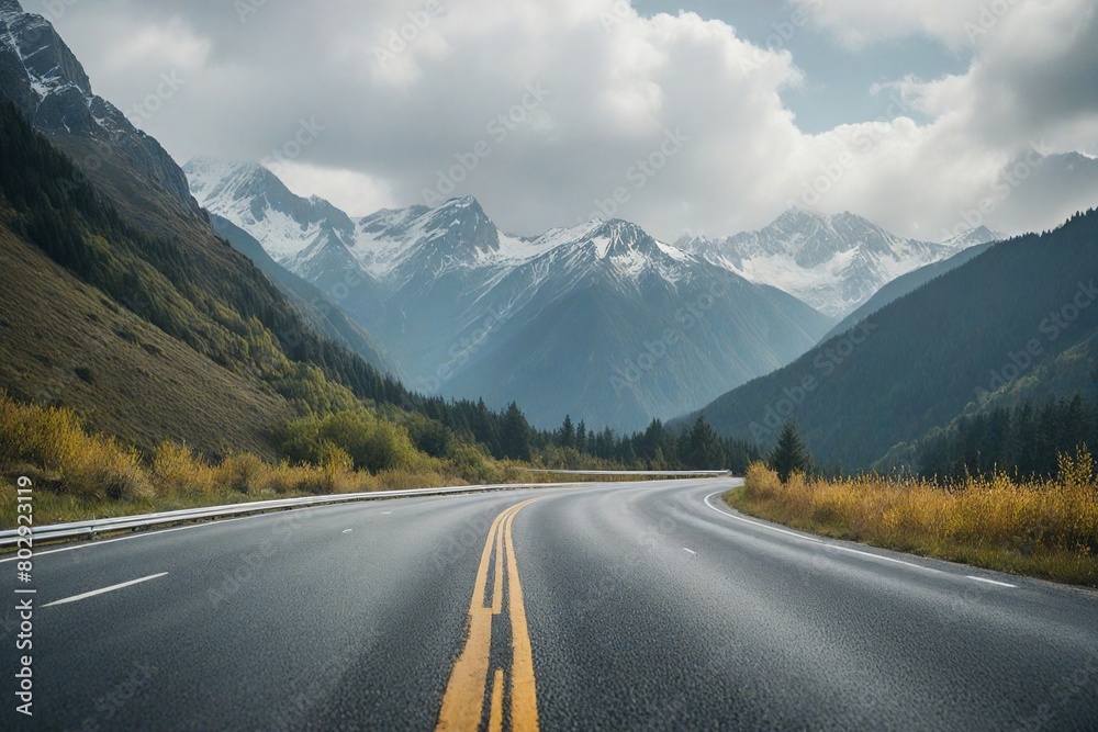 Fototapeta premium road in mountains