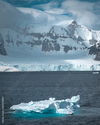 Glacier, Mountain and snow field of antarctica