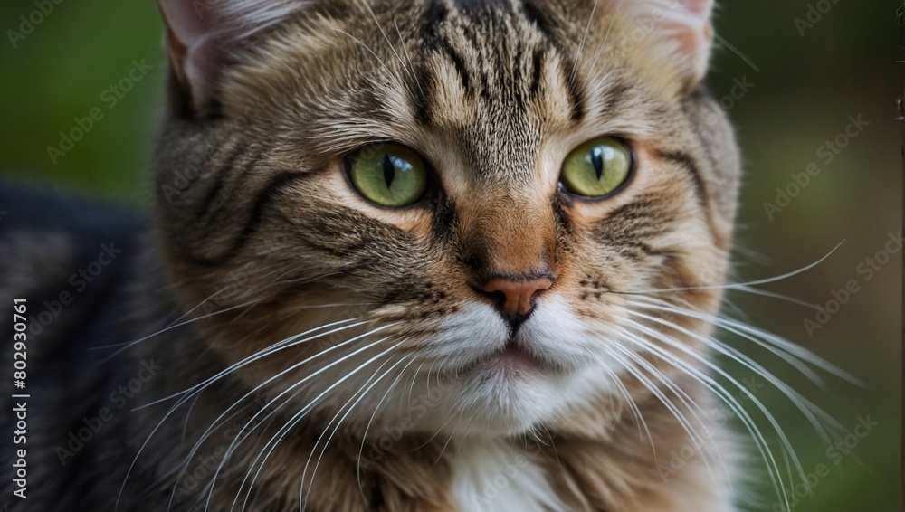 Adorable cat, macro photo of muzzle Adorable cat, macro photo of muzzle