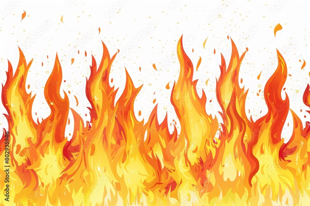 Vibrant flames lick the air with intense warmth and dynamic energy. Vibrant flames lick the air with intense warmth and dynamic energy.