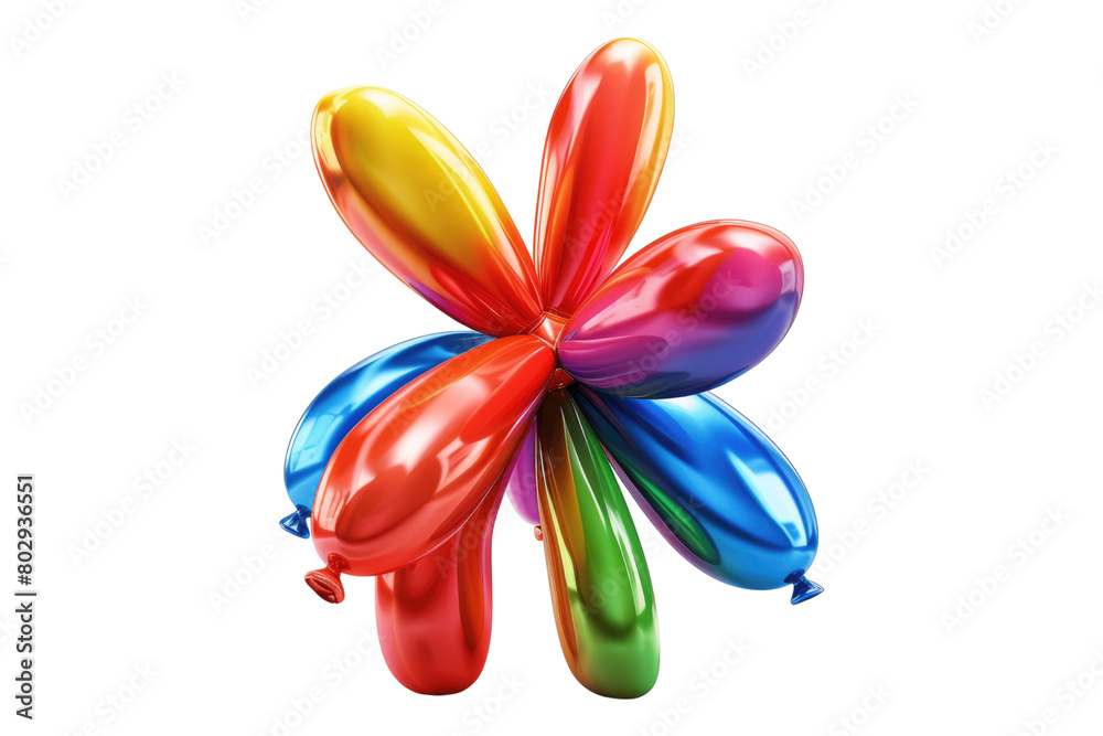 Balloons animal isolated on transparent background