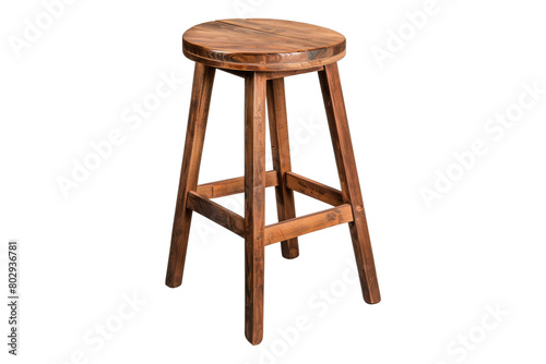 Barstool furniture isolated on transparent background