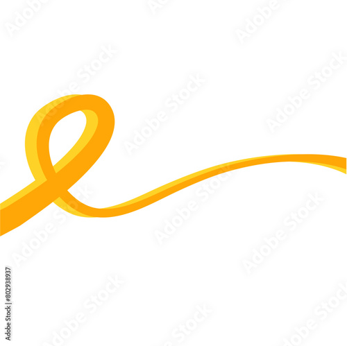 Orange Awareness Ribbon