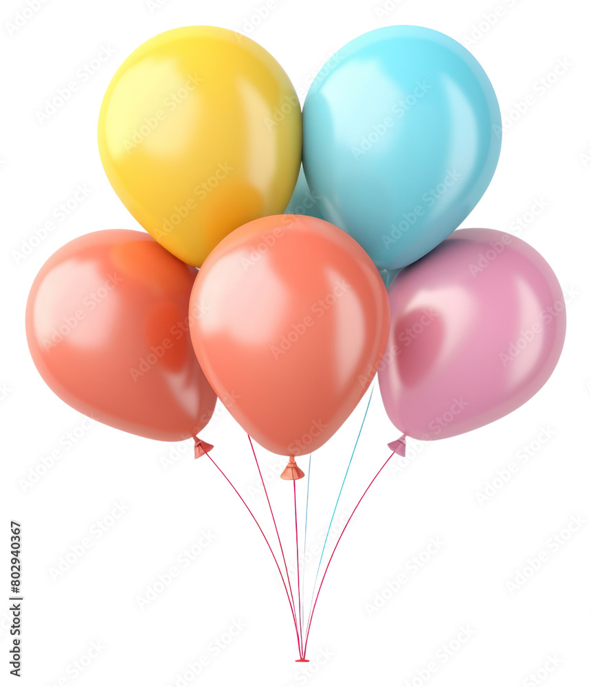 PNG Balloon birthday white background anniversary