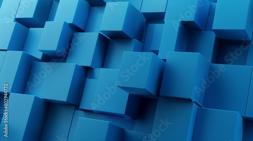 Abstract Modern Futuristic Time Travel Box Cubes Banner Background Wallpaper