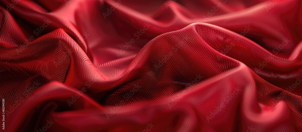 Texture of red fabric Texture of red fabric