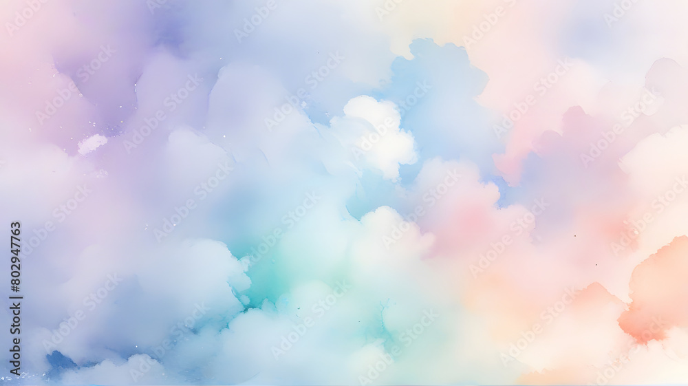 Naklejka premium background with clouds