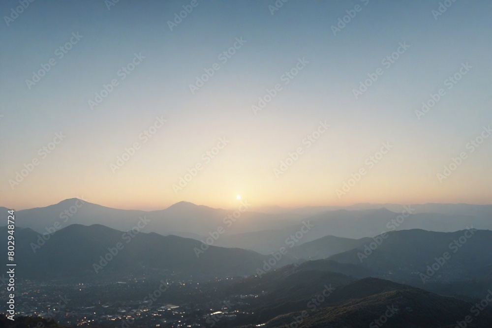 sunrise in the mountains sunrise in the mountains