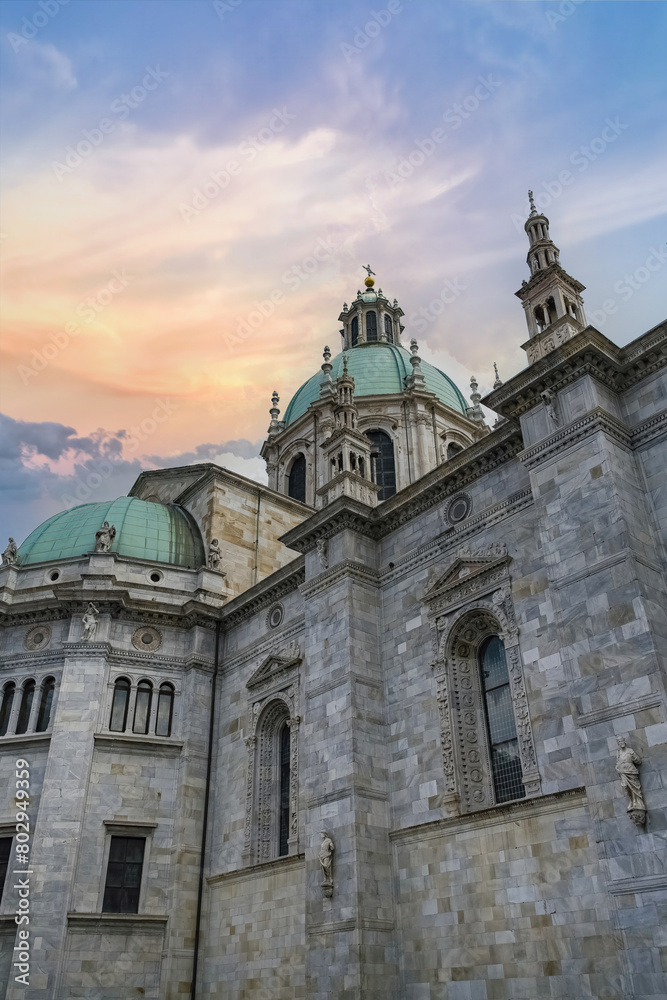 Como in Italy, the cathedral 