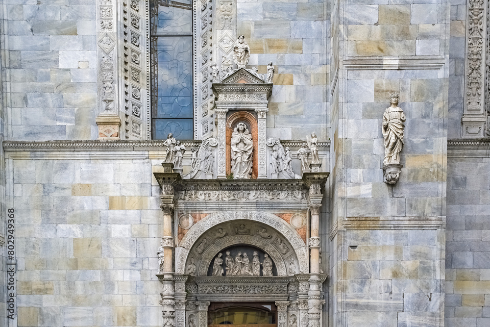 Obraz premium Como in Italy, the cathedral 