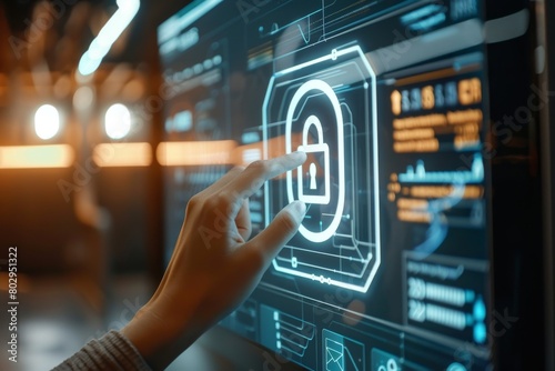 Tech security version updates bolster blockchain readiness through a robust UI, with cyber lock security and vertex-driven cybersecurity enhancements undoing outdated privacy simulations. photo
