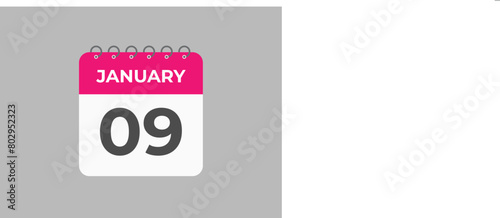 8 january icon,  8, 8, january 8, january, day, date, calendar, icon, time, flat, symbol, number, reminder, sign, graphic, schedule, element, white, isolated, organizer, scheduler, month, page, illust