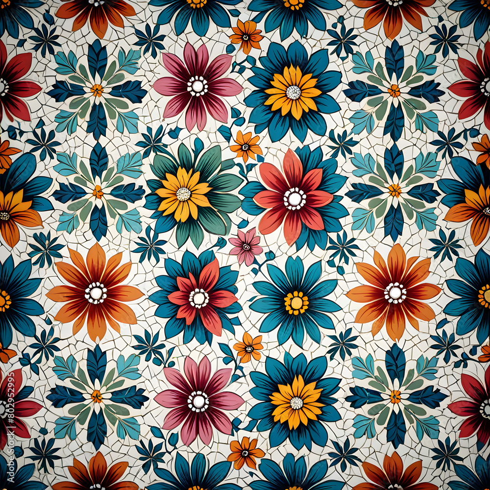 seamless pattern with flowers seamless pattern with flowers