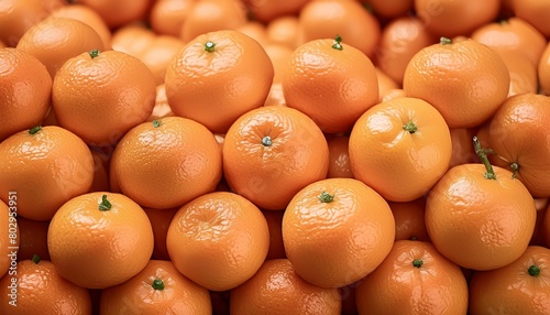 mandarins in the foreground , generated by AI photo