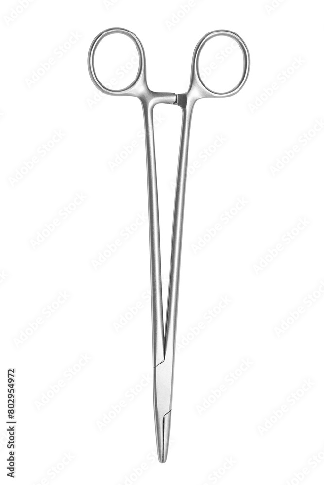 Surgical clamps on a transparent background. Surgical clamps on a transparent background.