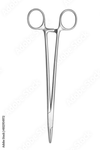 Surgical clamps on a transparent background. © MM