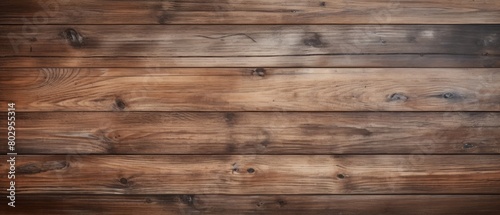 3d rendering. A dark wooden background with knots and grain.