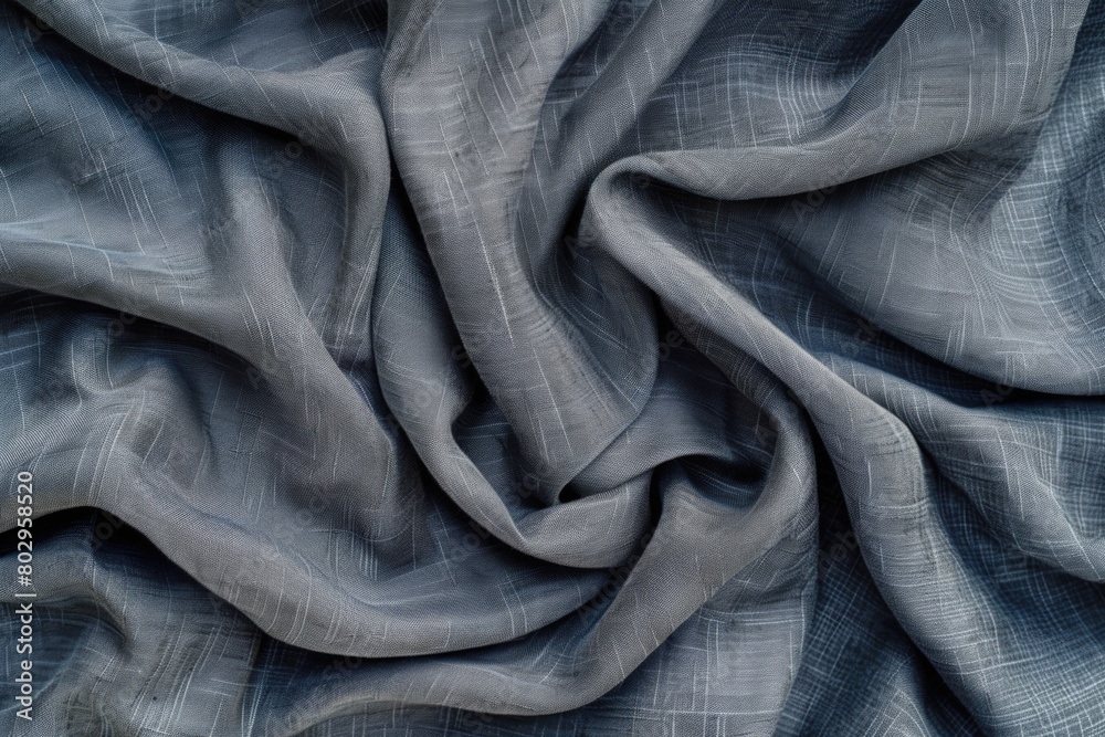 Fototapeta premium Detailed view of blue fabric texture, perfect for backgrounds or design projects