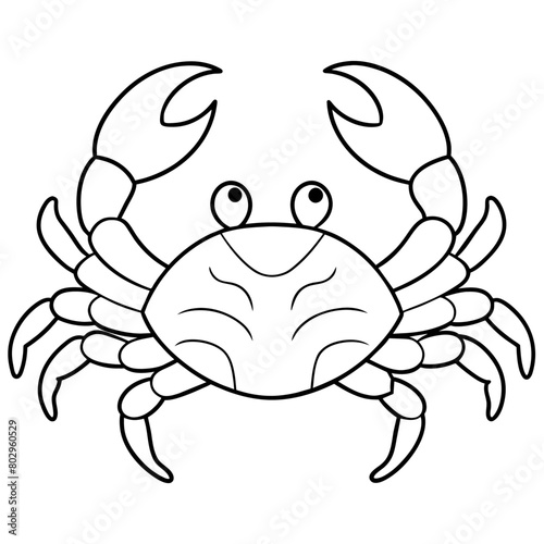 Crab vector art illustration (31)