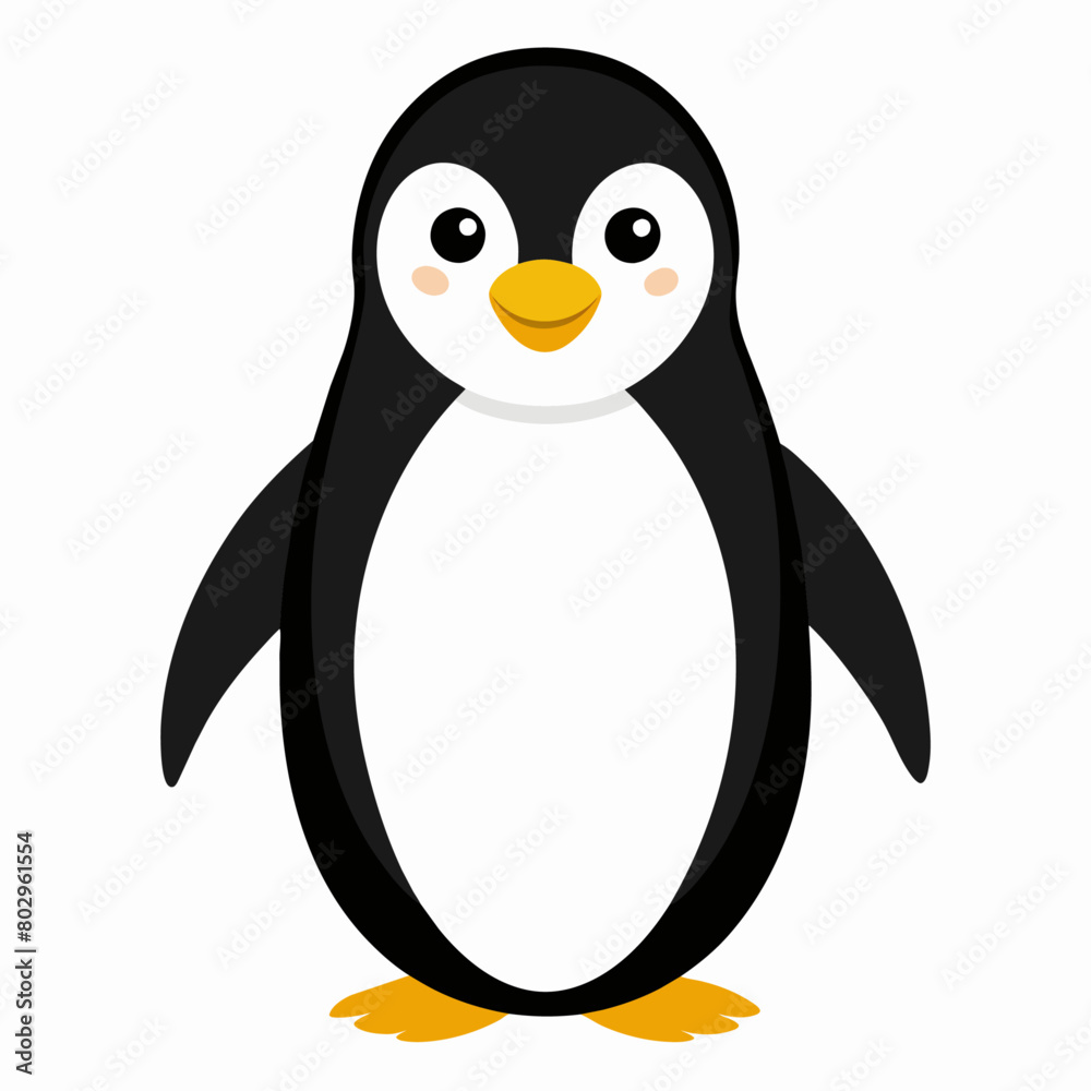 Obraz premium Penguin vector art illustration (16)