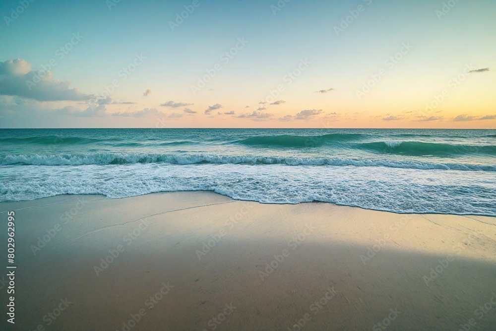 Obraz premium sunset at the beach