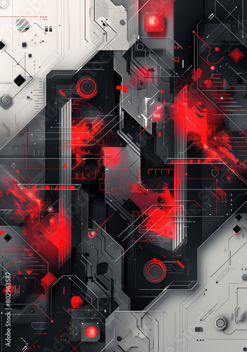 abstract futuristic modern innovative aesthetic background