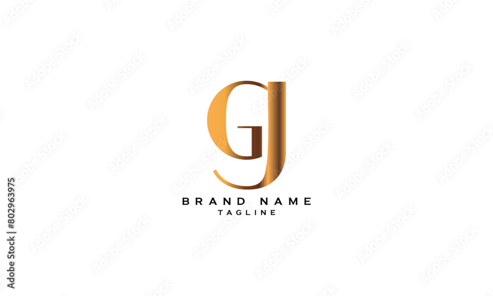 GG, Abstract initial monogram letter alphabet logo design