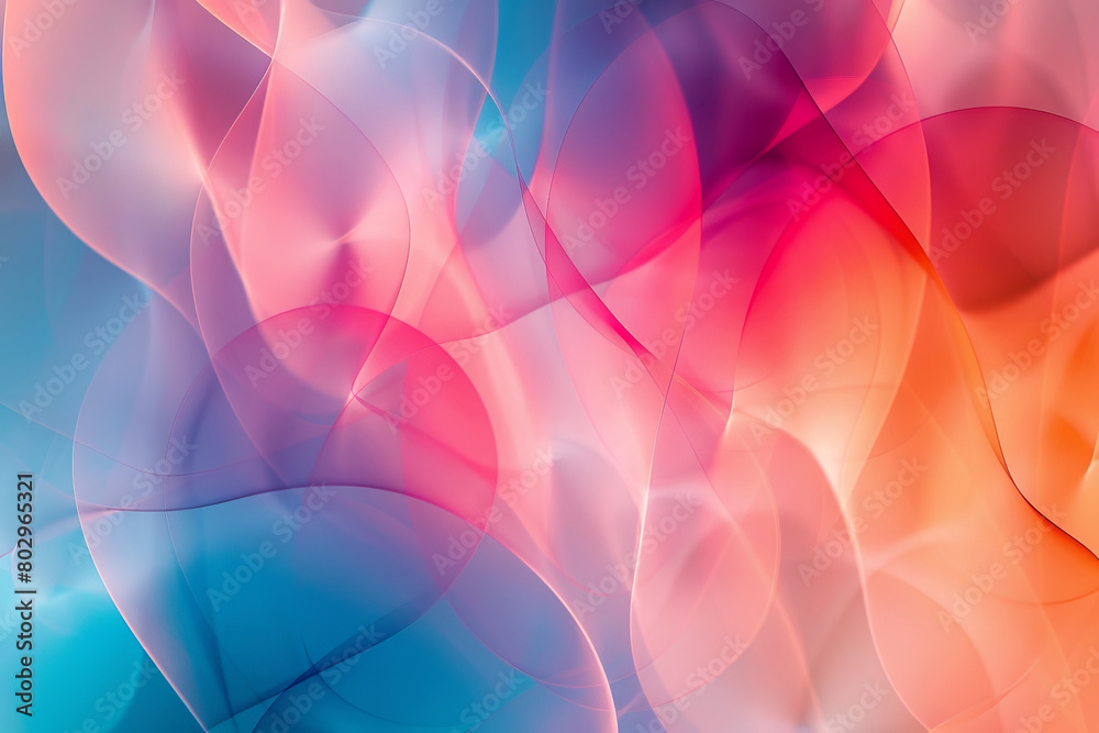 Abstract transparent material wavy background Abstract transparent material wavy background