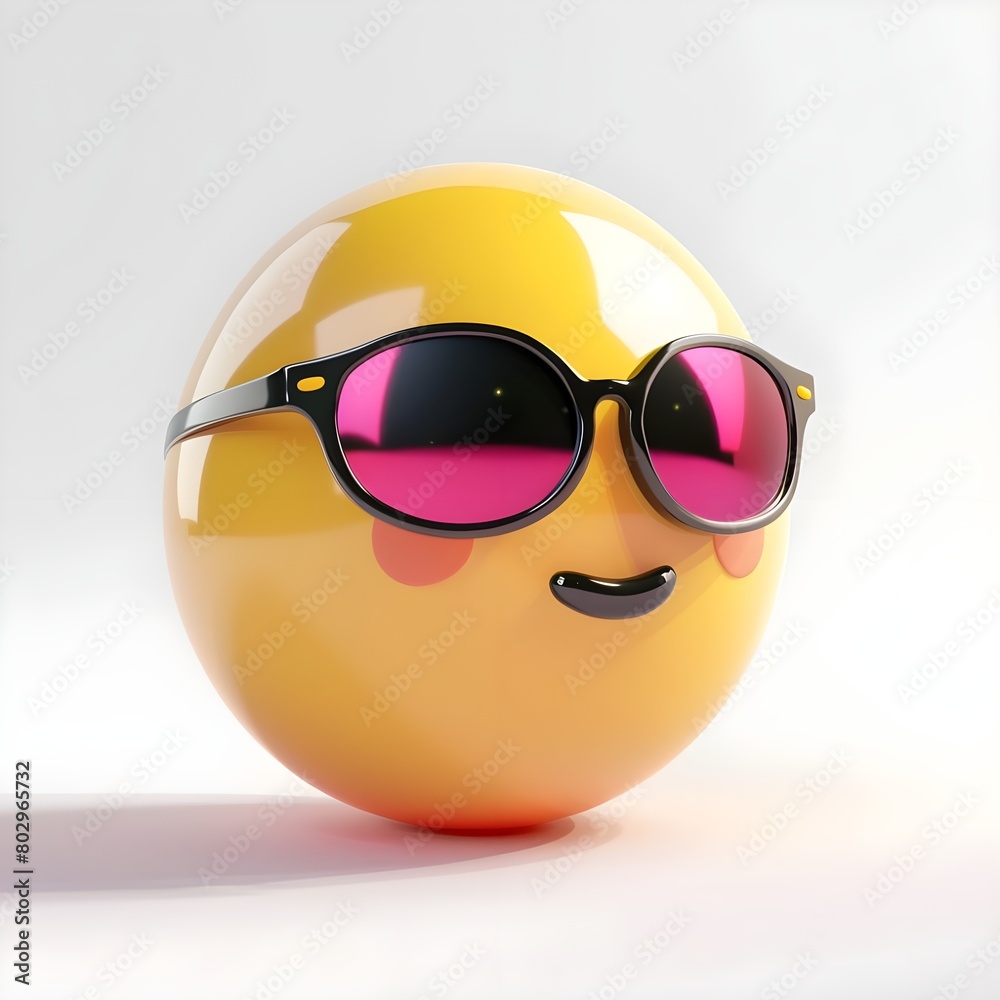3d black Glasses Emoji Image,smiling face with sunglasses on white background,cartoon smiling yellow face image 3d black Glasses Emoji Image,smiling face with sunglasses on white background,cartoon smiling yellow face image
