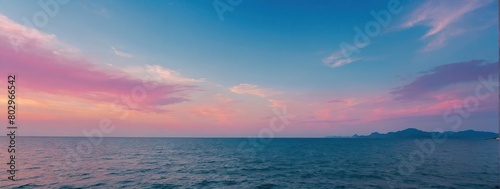 Blue Sea And Pink Sky Beauty Of The Nature © LIFE LINE