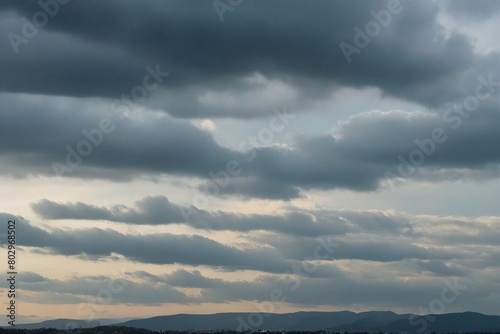 clouds over the sky