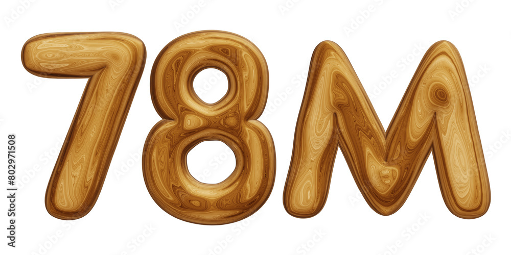 Wooden 78m for followers and subscribers celebration Wooden 78m for followers and subscribers celebration