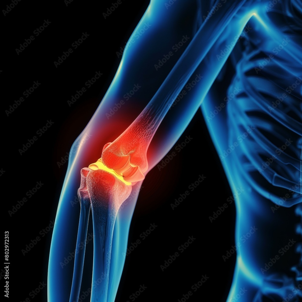 Elbow Joint Pain Injury Close-up