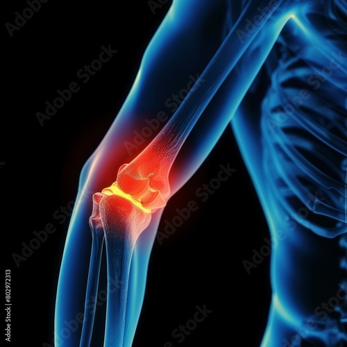 Elbow Joint Pain Injury Close-up