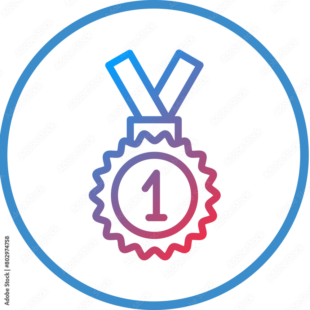 Obraz premium First Prize Icon Style