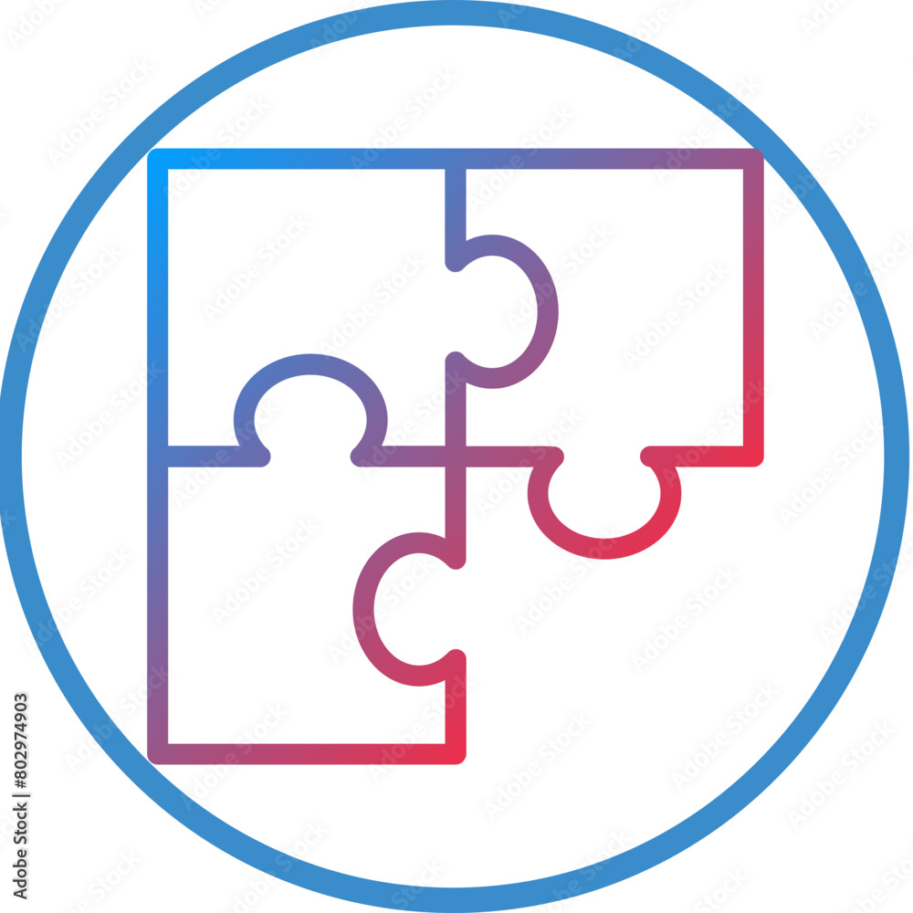 Puzzle Piece Icon Style Puzzle Piece Icon Style