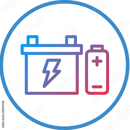 Extra Batteries Icon Style