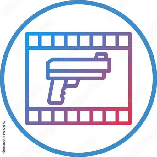 Action Film Icon Style