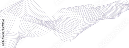Abstract colorful modern stream wave  line transparent background. Business curve lines in transparent background. Curved wavy lines tech futuristic motion background. 