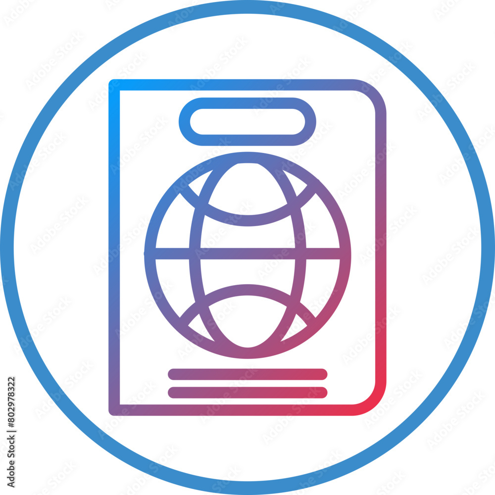 Passport Icon Style Passport Icon Style