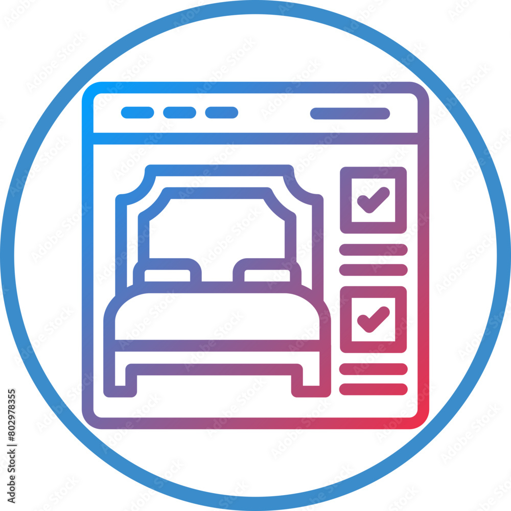 Reservation Icon Style Reservation Icon Style