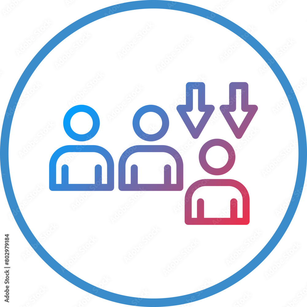 Downsizing Icon Style Downsizing Icon Style