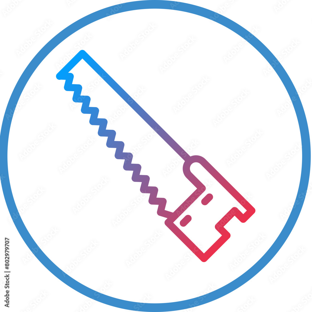 Handsaw Icon Style Handsaw Icon Style